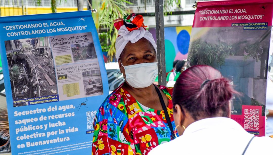 Gestionando el agua, controlando los mosquitos: cambio climático, género, equidad y acceso al agua en la Colombia peri-urbana. Ejecutado desde abril del 2020 a enero de 2022. Foto : Julio Cesar Delgado Gómez.